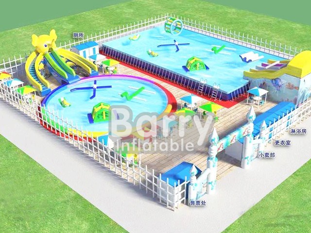 Cheap Price Park Games , Design Inflatable Park BY-AWP-092
